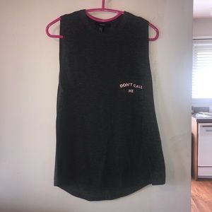 Forever 21 gray tank